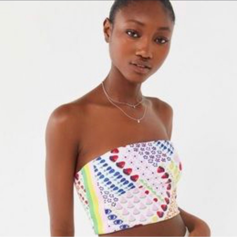 Champion X Urban Outfitters X Susan Alexandria Pop Sugar Collection Tube top